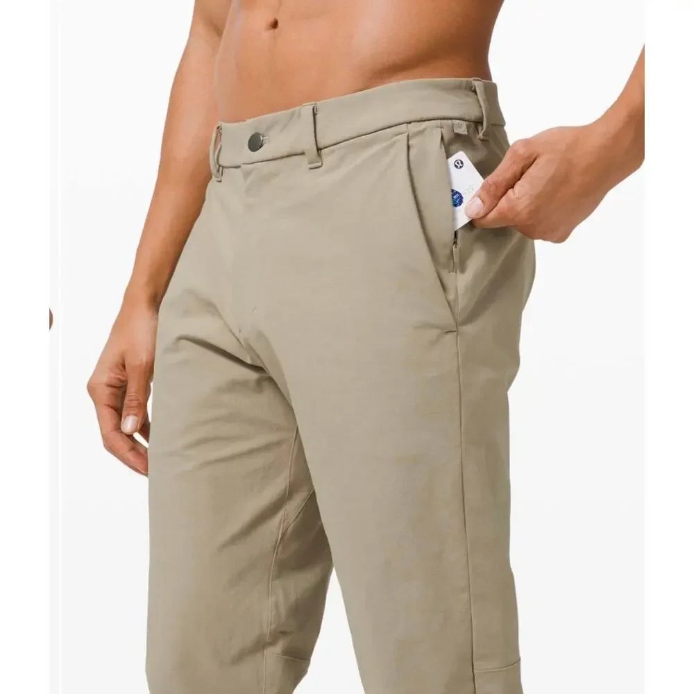 Lululemon Commission Pant Slim *Novelty Canvas in Tofino Sand Size 36